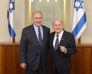 Sepp Blatter and Benjamin Netanyahu